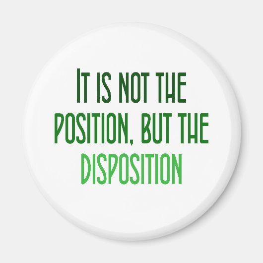 それは地位ではなく性質だ マグネット (正面)