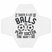 それは多くのボールを取る サッカーボール (フラット)