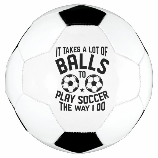 それは多くのボールを取る サッカーボール (正面)