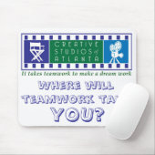 それは夢の仕事のマウスパッドを作るためにチームワークを取ります マウスパッド (マウス)