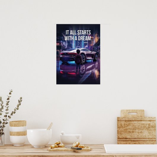 それは夢、スーパーカーの喧騒の動機から始まる ポスター (キッチン)