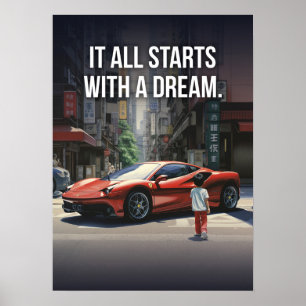 それは夢、スーパーカーの喧騒の動機から始まる ポスター