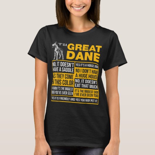 それは大いなるおもしろい贈与犬好きだ Tシャツ (正面)