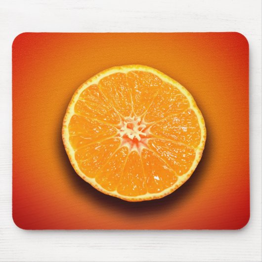 それは大きい切れのオレンジです マウスパッド (正面)