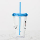 それは大きなハートカスタム先生評価を要する アクリルタンブラー (右)