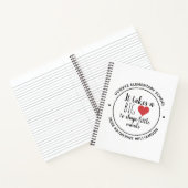 それは大きなハート先生評価のカスタム ノートブック (内部)