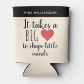 それは大きなハート先生評価のカスタム 缶クーラー (正面)