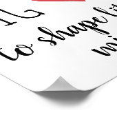 それは大きなハート先生評価を要する ポスター (角)