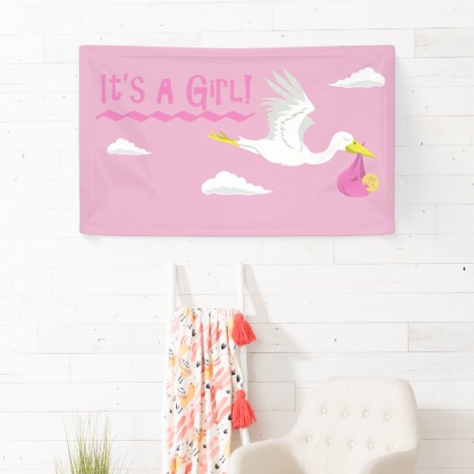 それは女の子です! 横断幕 (インサイチュ)