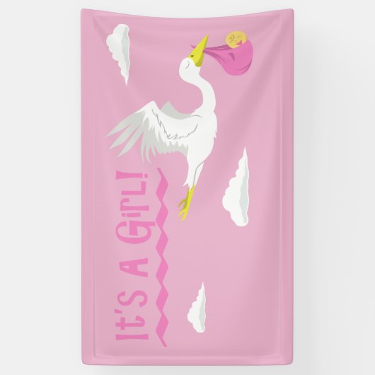 それは女の子です! 横断幕 (縦)