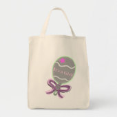 それは女の子のピンクのベビーのラッセル音のトートバックです トートバッグ (正面)