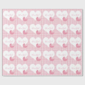 それは女の子のピンクのベビーカーです ラッピングペーパー (フラット)