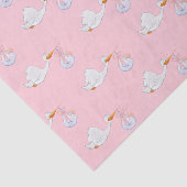 それは女の子のピンクの女の赤ちゃんのこうのとりです 薄葉紙 (詳細)