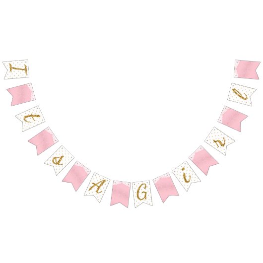 それは女の子のベビーシャワーの旗です バンティングフラッグ (全)