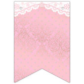 それは女の子のベビーシャワーの旗です バンティングフラッグ (第2の旗)