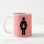 それは女の子のマグです ツートーンマグカップ (左)