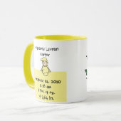 それは女の子-秋の記念品のマグです マグカップ (正面左)