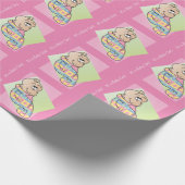 それは女の赤ちゃんです! ラッピングペーパー (角)