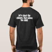 それは子供を育てるために村を.....取ります Tシャツ (裏面)