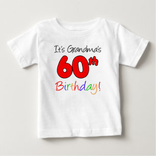 それは孫のための祖母の第60誕生日です ベビーTシャツ