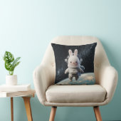 それは宇宙に住むウサギだ。 クッション (椅子)