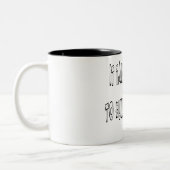 それは家を造るためにスタッドを取ります ツートーンマグカップ (左)