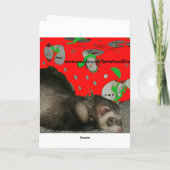 それは容易ではないサンタのクリスマスカードであることではないです シーズンカード (裏面)