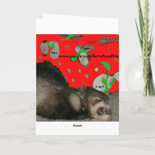 それは容易ではないサンタのクリスマスカードであることではないです シーズンカード (裏面)