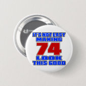 それは容易ではない作成74一見よいこれではないです 缶バッジ (正面&裏面)