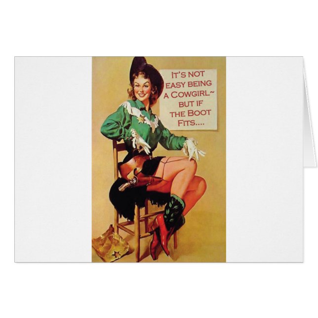 それは容易ではない女性のカーボーイであることしかしブーツ適合ではないです (正面横)