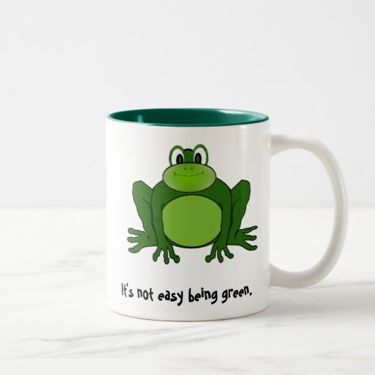 それは容易ではない緑であることではないです。 -マグ ツートーンマグカップ (右)
