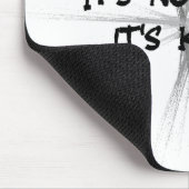 それは容易-空手の灰色ではないです マウスパッド (コーナー)