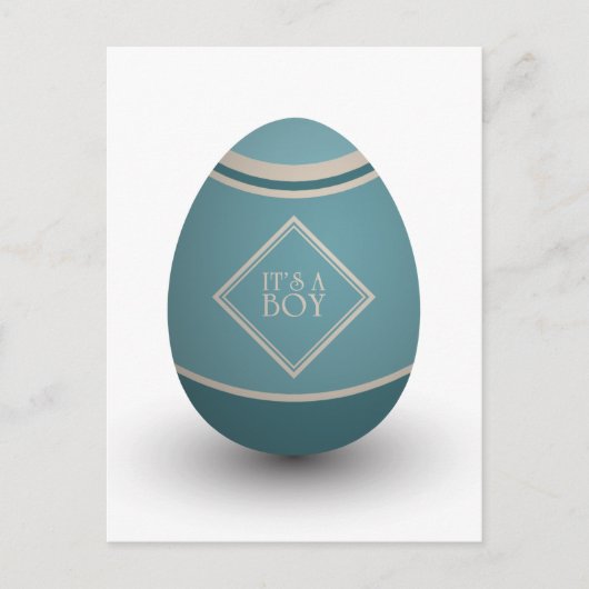 それは少年のコウノトリの卵だ 案内ポストカード (正面)