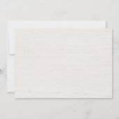 それは少年の素朴な森林動物の赤ちゃんシャワーだ 招待状 (裏面)