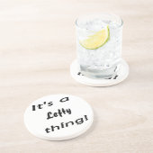 それは左利きの事です! コースター (側面)