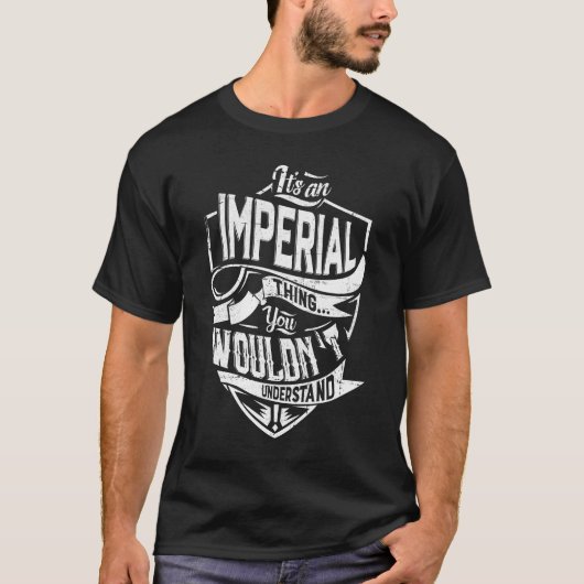 それは帝国の物だ、君には理解できないだろう Tシャツ (正面)