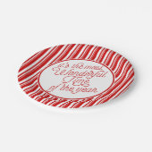 それは年の最もすばらしい時です ペーパープレート (アングル)