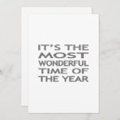 それは年-黒の最もすばらしい時です シーズンカード (正面/裏面)