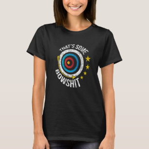それは弓の弓の矢を射手アーチェリー弓である Tシャツ