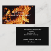 それは彼なしに地獄あります 名刺 (正面/裏面)