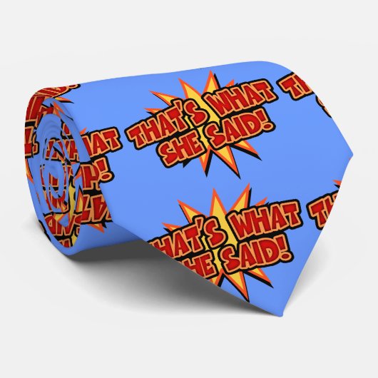 それは彼女が強打を言ったことです ネクタイ (ロール)