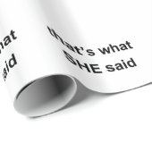 それは彼女が言ったことです ラッピングペーパー (ロールコーナー)