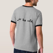 それは彼女が言ったことです Tシャツ (裏面)