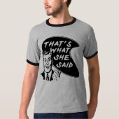 それは彼女がTシャツを言ったことです Tシャツ (正面)