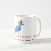 それは彼女によってがMigさえずるものがです コーヒーマグカップ (正面右)