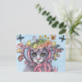 それは彼女のイースターボンネットの記入項目でした シーズンポストカード (スタンド正面)