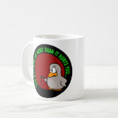 それは性能の改善に置くために私を傷つけます コーヒーマグカップ (正面左)