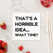 それは恐ろしいアイディアおもしろい引用文 スタンダードカクテルナプキン (インサイチュ)