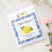 それは愛だ|地中海のレモン ブライダルシャワー フェイバーバッグ (封をした状態)