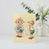 それは愛についてだ。ヴィンテージアートバレンタインデー シーズンポストカード (スタンド正面)